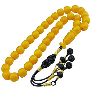 Perles de prière en résine écologiques faites à la main de haute qualité, Tasbeeh islamique musulman Misbaha, vente en gros AZ ENTERPRISES, couleur personnalisée - Product Image 1
