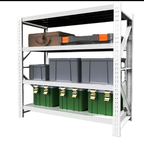 Industrial-grade Modular Steel Chrome Plated Pallet Rack System-250kg/Layer Heavy Duty Boltless <strong>Shelving</strong> 5-tier <strong>Narrow</strong> Aisle - Product Image 2