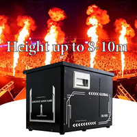 Machine à flamme haute puissance 350W, hauteur 8-10m, garantie 1 an, équipement d'effets de scène, contrôle DMX512.