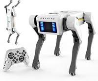 Chien robot intelligent - Animal de compagnie interactif avec commande vocale, plus de 30 actions et programmation via application, conception durable pour les enfants de 6 ans et plus