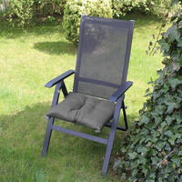 Coussin de chaise carré épais et rembourré avec attaches antidérapantes pour chaise de salle à manger intérieure, bureau, tabouret d'étudiant, tatami en polyester/coton