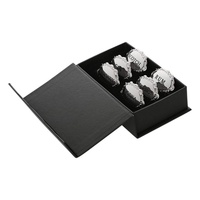 Étiquettes Métalliques Créatives en Alliage de Zinc de Luxe Personnalisées pour Bouteilles de Vin/Carafe, avec Chaînes Réglables et Impression UV Couleur