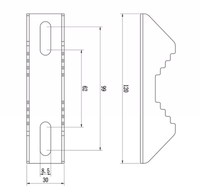 Support de caméra PTZ en acier inoxydable YUNTUO, support de montage sur poteau, pince pour poteau de lampe CCTV pour cerceau de 54 à 90 mm