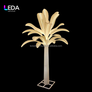 Leda Hiện Đại Sáng Cây Cọ Ngoài Trời Không Thấm Nước Nhân Tạo LED Ánh Sáng Cây Cọ Dừa Cho Đám Cưới Backdrop Trang Trí - Product Image 4