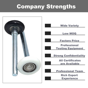OD46-178 MM Heavy Duty Nylon Garagentor <span class=keywords><strong>Roller</strong></span> Wheel <span class=keywords><strong>Ball</strong></span> versiegelt mit Stiel drehen moderne Design Ersatz rolle - Product Image 3