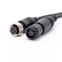 Mini-DIN-Stecker Elektrischer Verbinder 6-polig zu GX12 4-polig Verbinder Luftfahrt GX12 2 3 4 5 6-polig Rundsteckverbinder