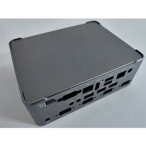 Usine OEM ODM Mini-<span class=keywords><strong>ITX</strong></span> en alliage d'aluminium sans ventilateur Boîtier d'ordinateur industriel Panneau latéral de fenêtre pour l'industrie électrique - Product Image 5