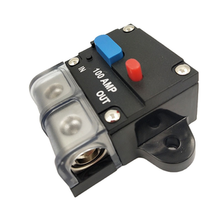 100A 200A 250A 300A disjoncteur 12V 24V 48V <span class=keywords><strong>voiture</strong></span> camion fusible réarmable disjoncteur interrupteur à fusible automatique auto récupération - Product Image 2