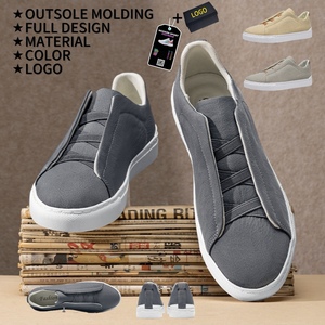Scarpe da Passeggio CC per <span class=keywords><strong>Uomo</strong></span>, <span class=keywords><strong>Alta</strong></span> Qualità, Tomaia in Tela Traspirante, <span class=keywords><strong>Suola</strong></span> in Gomma Antiscivolo, Slip-On, <span class=keywords><strong>Sneakers</strong></span> Basse Morbide e Resistenti - Product Image 1