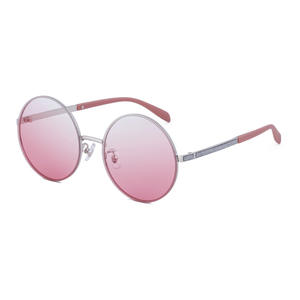 Lunettes de soleil sur mesure de style européen et américain, grandes montures rondes pour femmes, monture complète, verres en nylon, protection UV400 C1C2C3C9 - Product Image 2