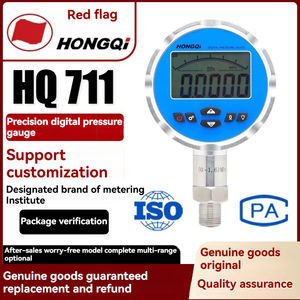 เกจวัดความดันอุตสาหกรรมสแตนเลสไดอะแฟรมดิจิตอลซีลไดอะแฟรม100มม. สำหรับเครื่องขุดสัญญาณเอาท์พุทเชิงมุม - Product Image 2