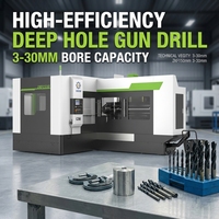 Machine de perçage horizontal CNC de qualité industrielle pour pièces longues