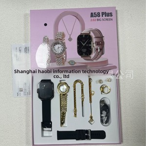 Montre connectée A58 Plus pour <span class=keywords><strong>femme</strong></span>, modèle exclusif, best-seller transfrontalier, avec fonction d'appel et suivi de la fréquence cardiaque - Product Image 3