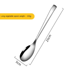 Cuchara Grande para Sopa DFS02 Personalizada, de Acero Inoxidable SUS 304, Diseño Creativo Chino, para el Hogar, con Mango Largo y Grueso - Product Image 6