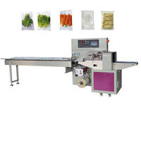 Automatische verpakkingsmachine voor groenten, verse bladgroenten, wortelen en tortilla's (kussenverpakking)