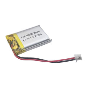 충전식 <span class=keywords><strong>3</strong></span>.7V 300mah 리튬 이온 배터리 602030/300mAh 제품 카테고리 - Product Image 4