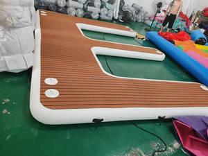 Bateau à moteur Jet Ski Plate-forme flottante gonflable en forme de E Yacht Eau modulaire Jetski Dock quai flottant pour jetski - Product Image 5