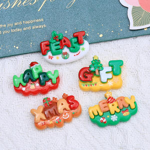 เครื่องประดับคริสต์มาสทำจากเรซินอุปกรณ์เสริมจากเรซิ่นรูปรองเท้ากิ๊บติดโทรศัพท์น่ารักทำจากเรซินสวยงามสำหรับตกแต่ง - Product Image 3