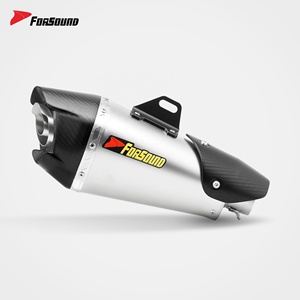 Système d'échappement complet Forsound MT09 en fibre de carbone véritable, silencieux MotoGP pour Yamaha FZ09, augmentation de puissance de 5 CV, prix usine - Product Image 4