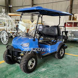 Nouvelle voiturette <span class=keywords><strong>de</strong></span> golf électrique puissante à 4 places, 4 roues, voiturette <span class=keywords><strong>de</strong></span> golf électrique - Product Image 6