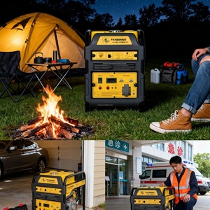 Generador de Gasolina Portátil Pequeño para el Hogar Titan God T4500i de 4.5KW, 4 Tiempos, Conversión de Frecuencia Inteligente, Bajo Ruido, 10L de Combustible - Product Image 5