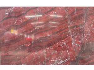 Design d'intérieur et décoration avec comptoirs en quartzite rouge poli de luxe, application intérieure de luxe, design graphique en marbre - Product Image 6