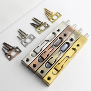 กลอนประตูสแตนเลสสตีลทองเหลืองและล็อคแบบทันสมัยสำหรับโรงแรมและห้องน้ำ - Product Image 4