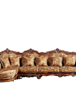 Canapé en tissu de style européen, amovible et lavable, en forme de L, pour salon, adapté aux petites/grandes maisons, style pastoral, villa européenne