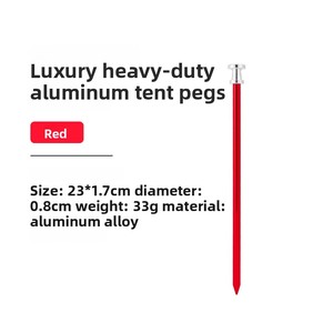 OEM/ODM 10 Cadeaux de <span class=keywords><strong>camping</strong></span> : Tente portable légère pour le <span class=keywords><strong>camping</strong></span> en extérieur, avec piquets en alliage d'aluminium ultra-résistants, coupe-vent et robustes pour le terrain. - Product Image 6