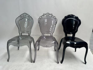 حفل زفاف العروس والعريس كراسي عشاء واضحة لشركة تأجير المطاعم - Product Image 2