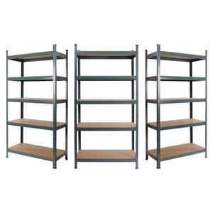 Étagère Robuste à Rivets sans Boulons Rayonnage en Acier Râtelier de Stockage en Fer Empilable Étagères Métalliques pour Garage Entrepôt Industriel - Product Image 2