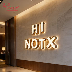 Signalétique personnalisée en acier inoxydable rétroéclairée par LED 3D pour les entreprises, les hôpitaux, la décoration extérieure, étanche IP65 - Product Image 3