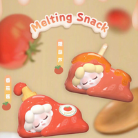 DODOSUGAR Wendy Beans Série Fondante de Deuxième Génération Figurines Miniatures en PVC à Collectionner Décorations Mignonnes pour la Maison Boîte Mystère 1/12