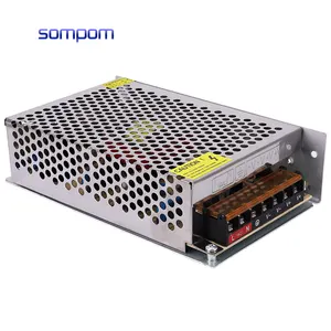 SOMPOM SMPS مزود طاقة DC24V/5A W 5V 12V 24V 1A 2A 3A 2.5A 5A 8A 10A 15A 20A 30A 40A 50A 80A لـ Led