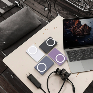 Sạc dự phòng mini di động dung lượng cao 5000mAh, hỗ trợ sạc nhanh 15W, tích hợp sạc không dây từ tính - Product Image 5