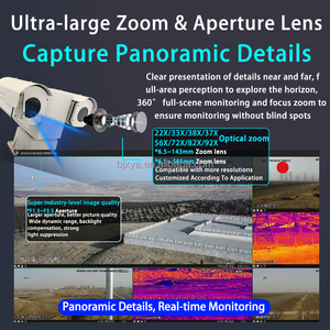 Ngoài trời 30km công nghiệp Rugged bên ngoài chống ăn mòn bispectral <span class=keywords><strong>PTZ</strong></span> Hyper quang phổ <span class=keywords><strong>IP</strong></span> kim loại máy ảnh chi phí giá - Product Image 2