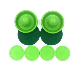 Accessoires de <span class=keywords><strong>table</strong></span> de hockey <span class=keywords><strong>sur</strong></span> air léger 2 gardiens de but pousseurs coulissants 4 rondelles pour le divertissement - Product Image 4