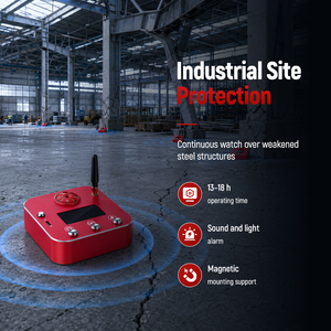 Inclinometro 001 per Monitoraggio Terremoti e Cadute di Ponti, IP66, Montaggio Magnetico, Allarme, Portata 360°, Sicurezza Ponti e Viadotti - Product Image 1