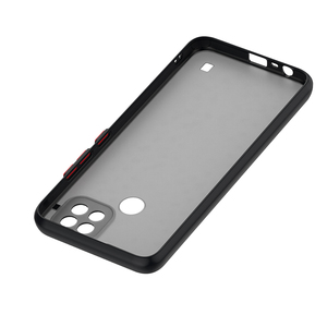 Custodia antigraffio fumo opaco cover posteriore nera trasparente per <span class=keywords><strong>Realme</strong></span> C65 C67 <span class=keywords><strong>C53</strong></span> C51 C25s C31 12X 12 Pro Plus