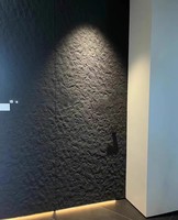 Épaissie 8mm 3d granit rugueux Flexible Pu Culture panneaux muraux en pierre douce pierre artificielle blanche pour façade mur courbe externe