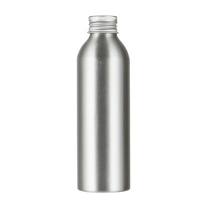 Bouteilles vides en aluminium de 1oz 2oz 4oz 8oz 40/50/60/100ml/120/150 ml/200ml Bouteille en métal argenté avec bouchon à vis - Product Image 3