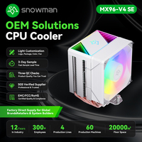 Ventilateur compact noir 90 mm pour refroidisseur CPU ITX SFF, idéal pour les acheteurs en gros (programmes B2B), avec 120 brevets indépendants, OEM, ODM, personnalisation de marque rapide