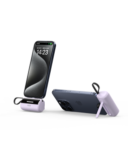 <span class=keywords><strong>Power</strong></span> Bank Portatile 3 in 1 Tipo C USB con Connettore a L per Telefoni, Batteria di Riserva Mini 5000mAh con Ricarica Rapida PD - Product Image 6