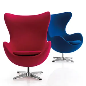 Французский Американский современный домашний маленький металлический стул с ножками тканевый стул синяя ткань мягкий стул Авиатор яйцо стул