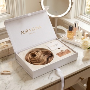 Caja para Pelucas Personalizada, Directo de Fábrica, OEM ODM, Empaque de Lujo para Extensiones de Cabello, Pelucas y Productos de Belleza - Product Image 2