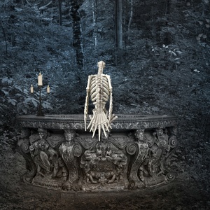 Vulture Skeleton Injection Molding Animal Skeleton Halloween <b>Decoration</b> Patio <b>Decoration</b> Holiday Party Tabletop <b>Decoration</b> - Product Image 6