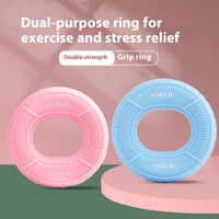 Anillo de Silicona para Fortalecer los Dedos, Entrenador de Muñeca y Dedos, Expansor Carpal, Dispositivo de Ejercicio para Brazos y Fitness