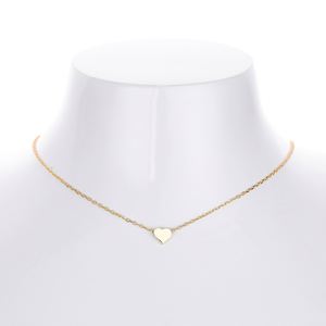SPJ Nuevo Collar con Colgante de Corazón Vintage de Plata de Ley S925 con Circonita, Chapado en Rodio/Oro de 18K, Joyería Fina para Mujer - Product Image 3
