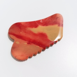 Nueva forma de jaspe de Mookaite herramienta de masaje Guasha masajeador Gua Sha raspado herramienta punta Guastone - Product Image 5