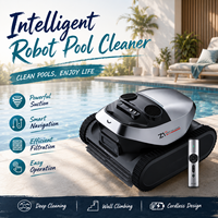 Robot Aspirador Automático Portátil de Alta Calidad para Piscinas, Robot de Limpieza de Piscinas, Herramientas de Limpieza de Piscinas